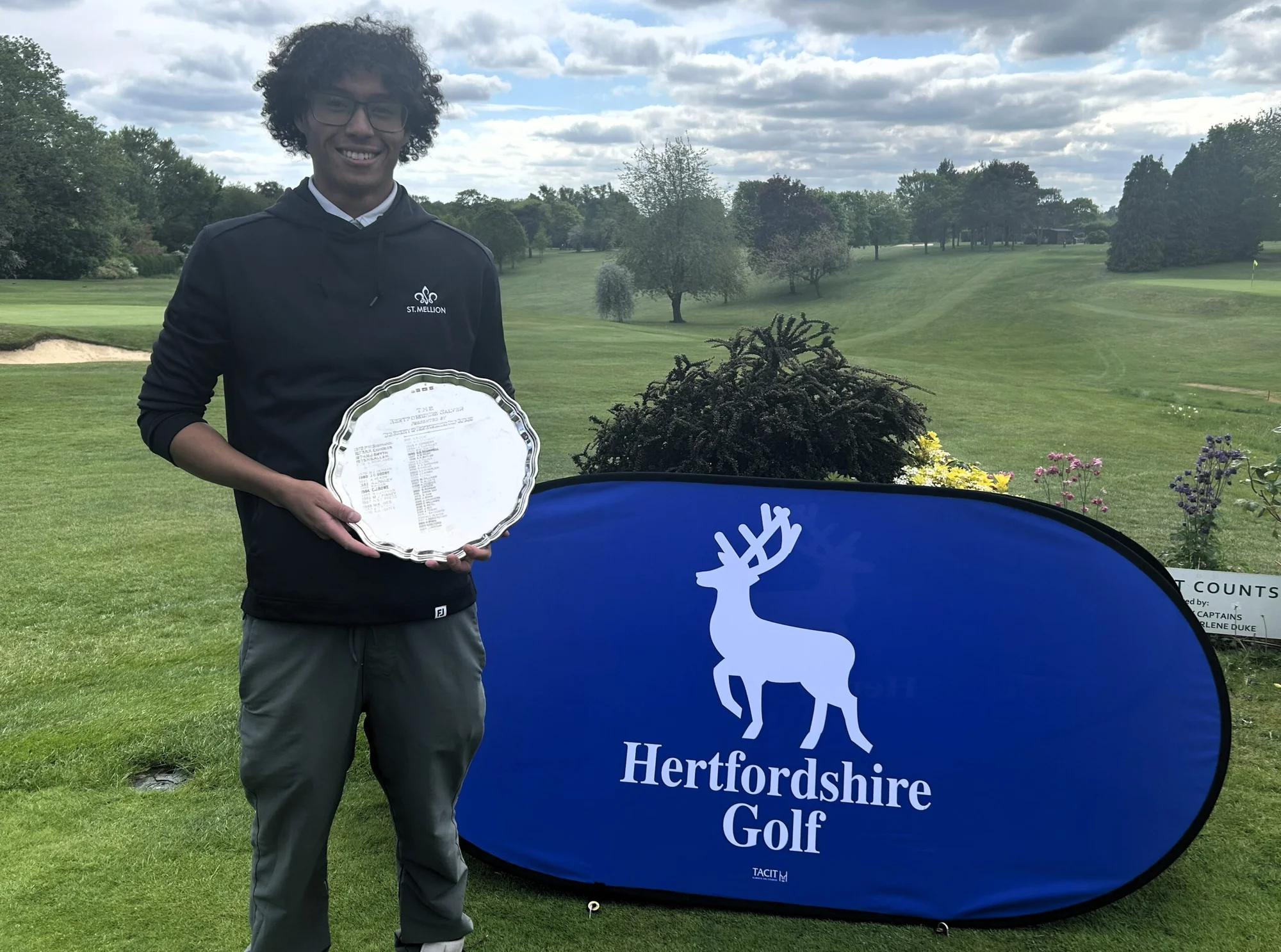 Ethan Akpan of Letchworth GC – Mens Herts Salver Winner 2026