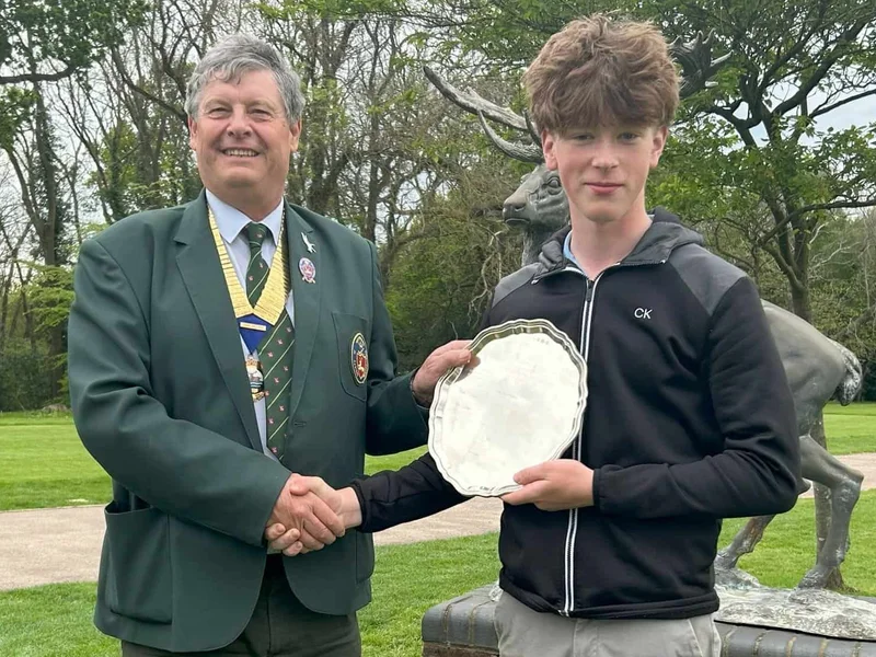 Jamie Jackson of Knebworth GC – Herts Salver winner 2024