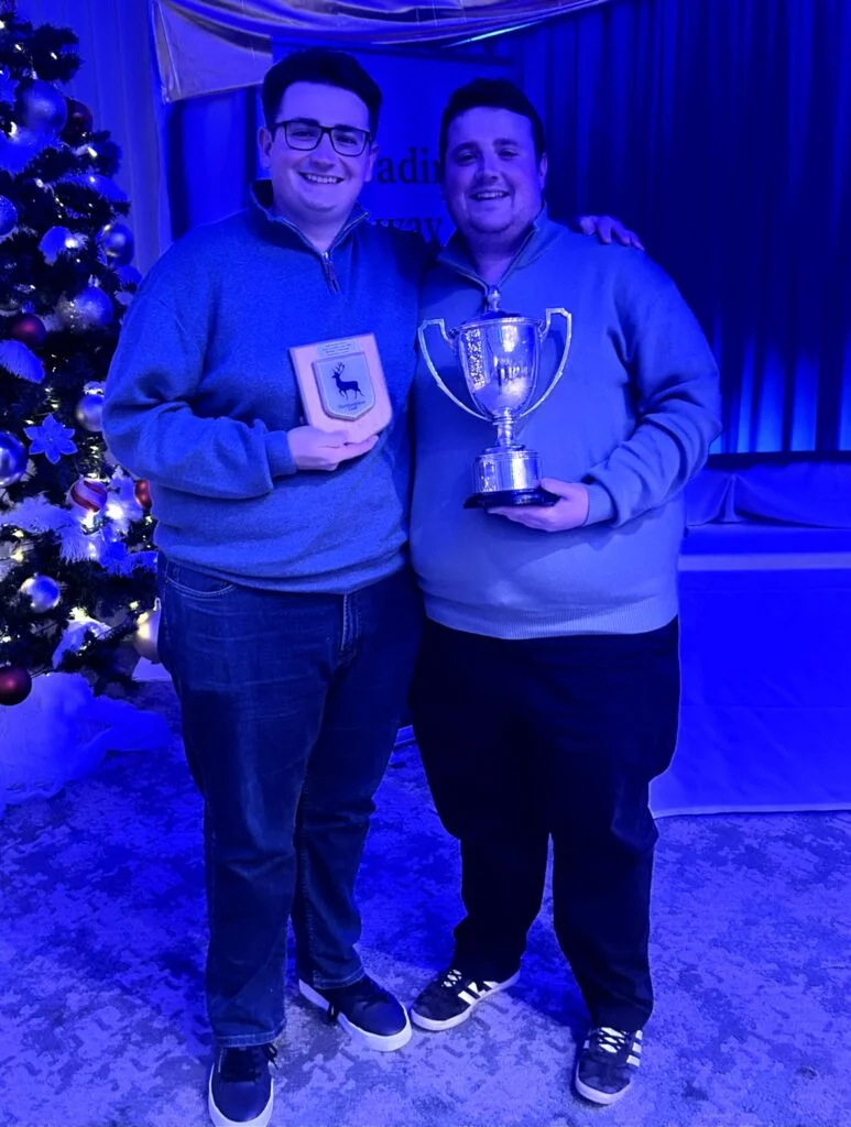 2025 Men’s Scratch League Champions – Harpenden Common GC – represented here by Ryan & Dean Hodges