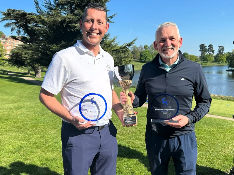 County Fourball Champions 2025 – David Miles & David Watson of Rickmansworth